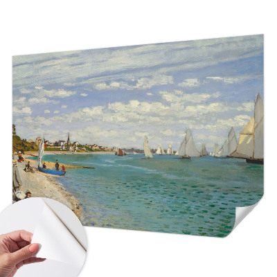 Vintage tapete Küstenlandschaft