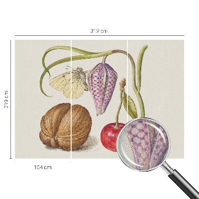 Selbstklebende Fototapete fürs Schlafzimmer Schmetterlingspflanze