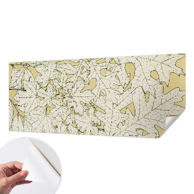 Fototapete in 3D-Optik Baumblätter