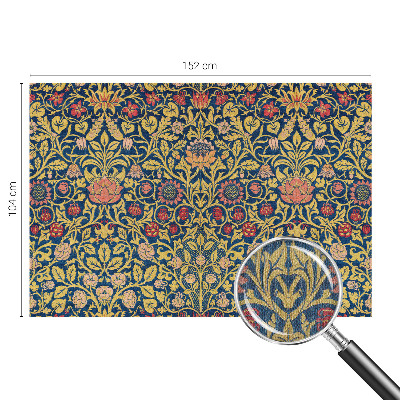 3D-Fototapete fürs Schlafzimmer Blumenmuster