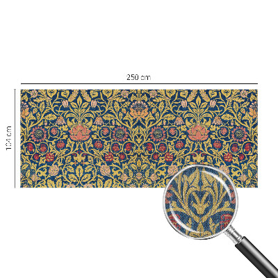 3D-Fototapete fürs Schlafzimmer Blumenmuster