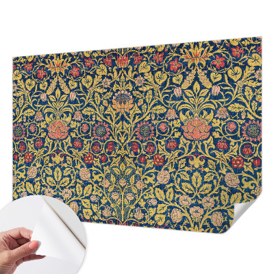 3D-Fototapete fürs Schlafzimmer Blumenmuster