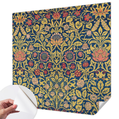 3D-Fototapete fürs Schlafzimmer Blumenmuster