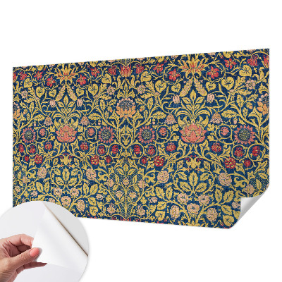 3D-Fototapete fürs Schlafzimmer Blumenmuster