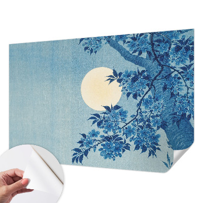 Fototapete nach Maß Blumenmond