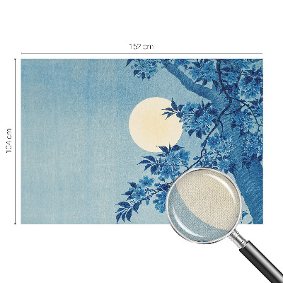 Fototapete nach Maß Blumenmond