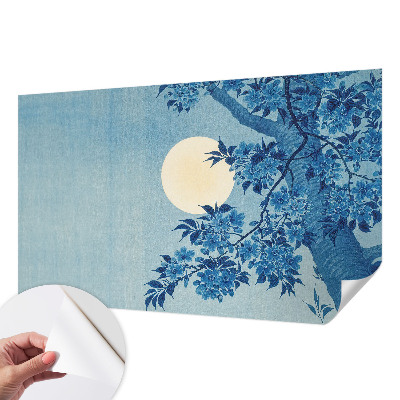 Fototapete nach Maß Blumenmond