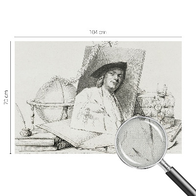 Motivtapete nach Maß Künstlerisches Porträt