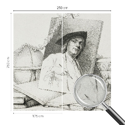 Motivtapete nach Maß Künstlerisches Porträt