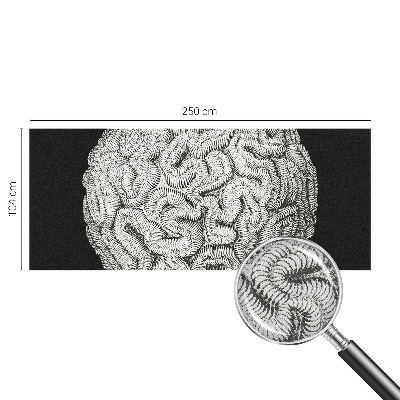 Moderne Fototapete nach Maß Kugelstruktur