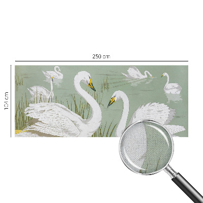 Selbstklebende Fototapete fürs Kinderzimmer Schwanensee