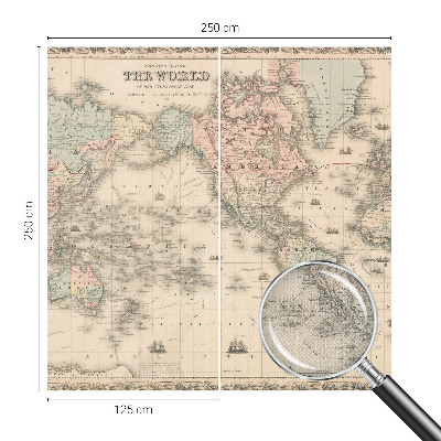 Fototapete nach Maß Historische Karte