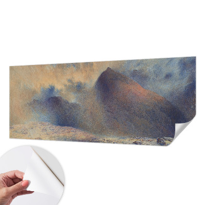 3D-Fototapete fürs Schlafzimmer Berglandschaft