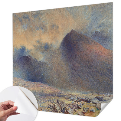 3D-Fototapete fürs Schlafzimmer Berglandschaft