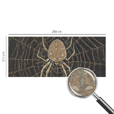 Hochwertige Bildtapete Spinnennetz