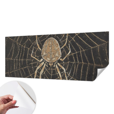 Hochwertige Bildtapete Spinnennetz