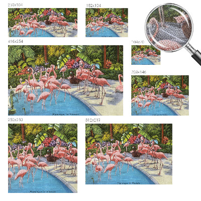 Selbstklebende Fototapete fürs Kinderzimmer Exotische Szene