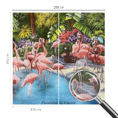 Selbstklebende Fototapete fürs Kinderzimmer Exotische Szene