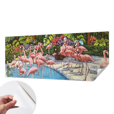 Selbstklebende Fototapete fürs Kinderzimmer Exotische Szene