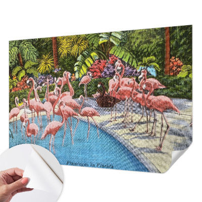 Selbstklebende Fototapete fürs Kinderzimmer Exotische Szene