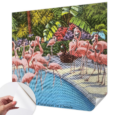 Selbstklebende Fototapete fürs Kinderzimmer Exotische Szene