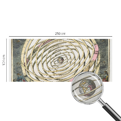 Selbstklebende Fototapete fürs Schlafzimmer Kosmische Spirale