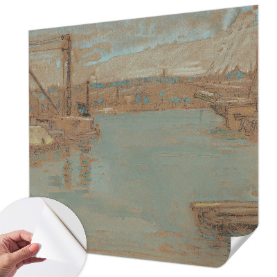 Fototapete in 3D-Optik Hafenansichten