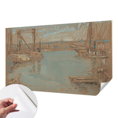 Fototapete in 3D-Optik Hafenansichten