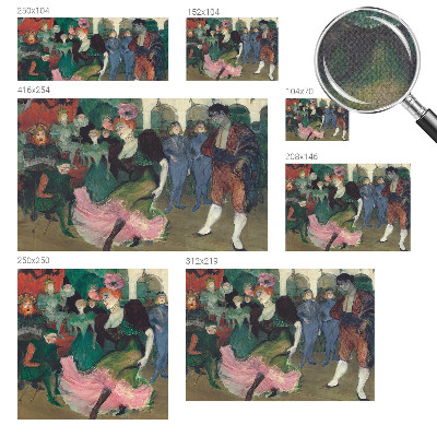 3D-Fototapete fürs Schlafzimmer Gesellschaftstanz