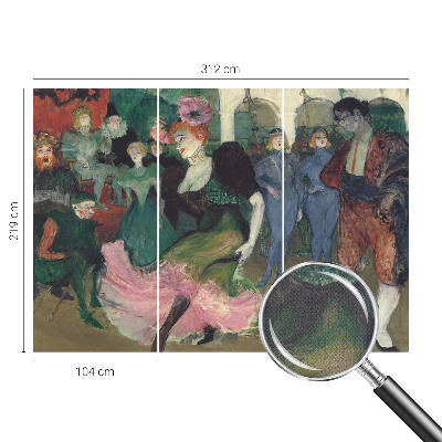 3D-Fototapete fürs Schlafzimmer Gesellschaftstanz