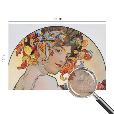 Vintage tapete Farbenfroher Jugendstil