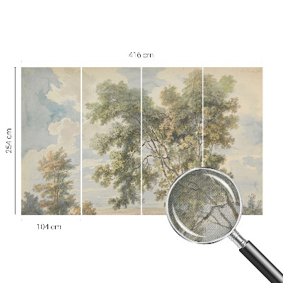 3D-Fototapete Romantische Natur