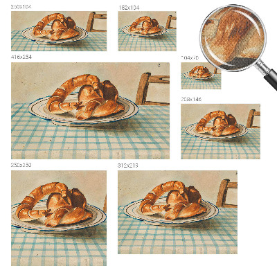 Selbstklebende Fototapete fürs Schlafzimmer Küchengebäck