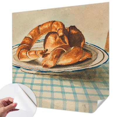 Selbstklebende Fototapete fürs Schlafzimmer Küchengebäck