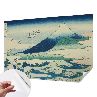 3D-Fototapete fürs Schlafzimmer Kräne und Berge