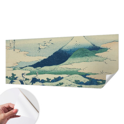 3D-Fototapete fürs Schlafzimmer Kräne und Berge