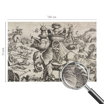 Fototapete nach Maß Eine groteske Schlacht