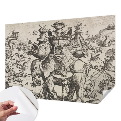 Fototapete nach Maß Eine groteske Schlacht