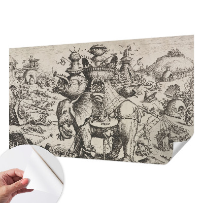 Fototapete nach Maß Eine groteske Schlacht