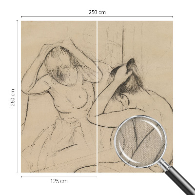 Motivtapete fürs Wohnzimmer Künstlerische Eleganz