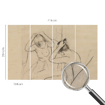 Motivtapete fürs Wohnzimmer Künstlerische Eleganz