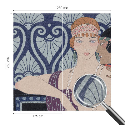 Selbstklebende Fototapete Künstlerpaar