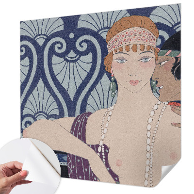 Selbstklebende Fototapete Künstlerpaar