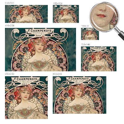 Selbstklebende Fototapete für die Wand Blumensymmetrie