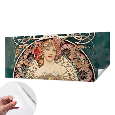 Selbstklebende Fototapete für die Wand Blumensymmetrie