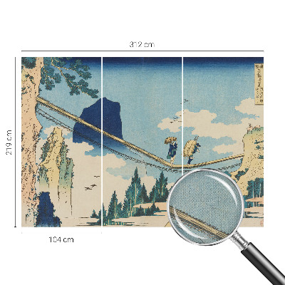 Selbstklebende Fototapete fürs Kinderzimmer Bergbrücke