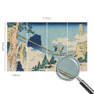 Selbstklebende Fototapete fürs Kinderzimmer Bergbrücke