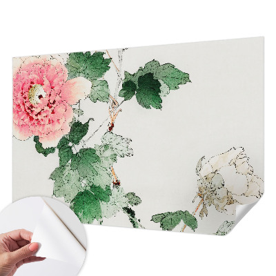 Motivtapete fürs Wohnzimmer Florale Subtilität