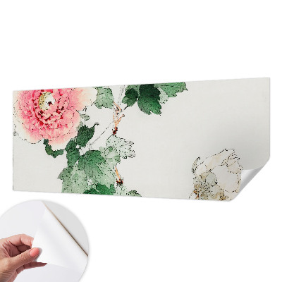 Motivtapete fürs Wohnzimmer Florale Subtilität