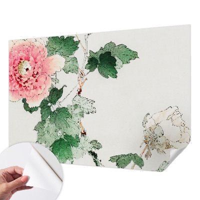 Motivtapete fürs Wohnzimmer Florale Subtilität